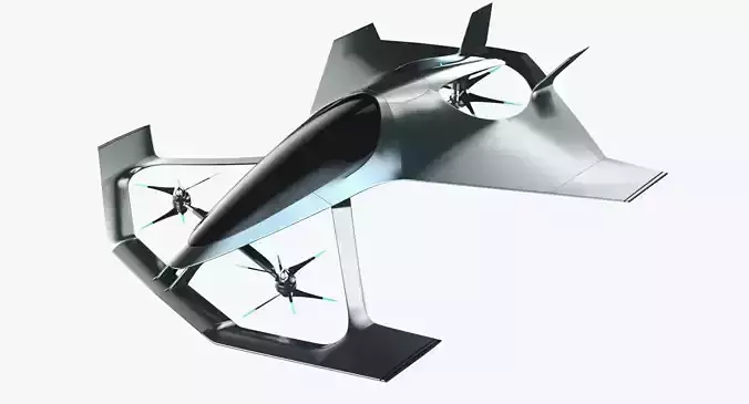 The Aston Martin Volante Vision Concept 3D model