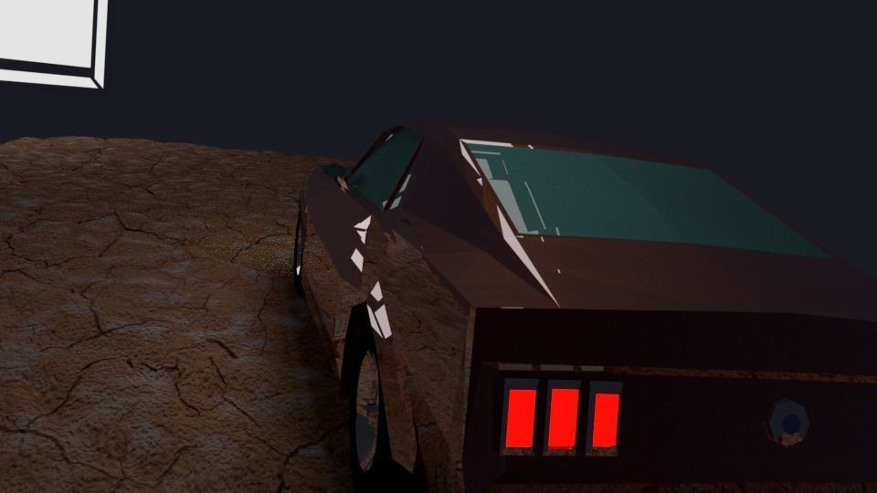 Boss 429 LowPoly Low-poly 3D model_1