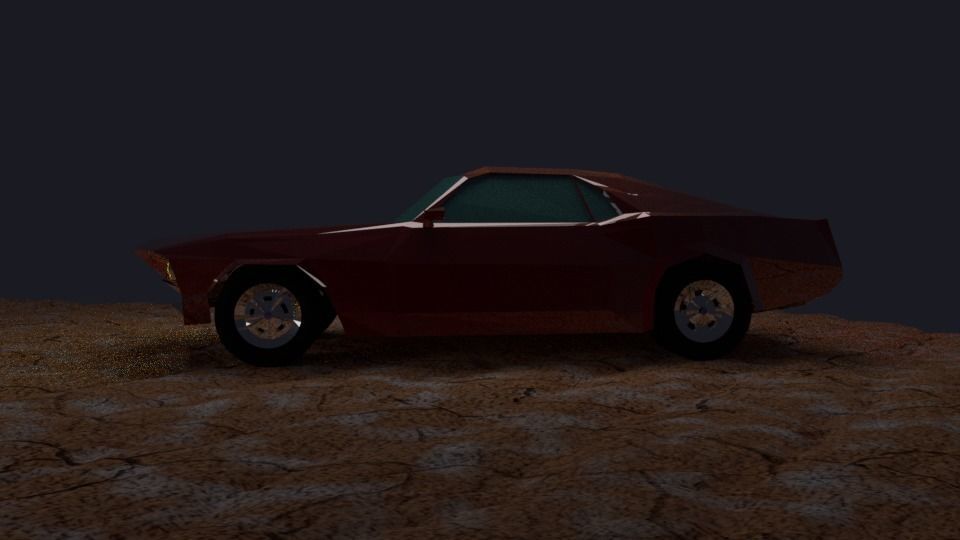 Boss 429 LowPoly Low-poly 3D model_3