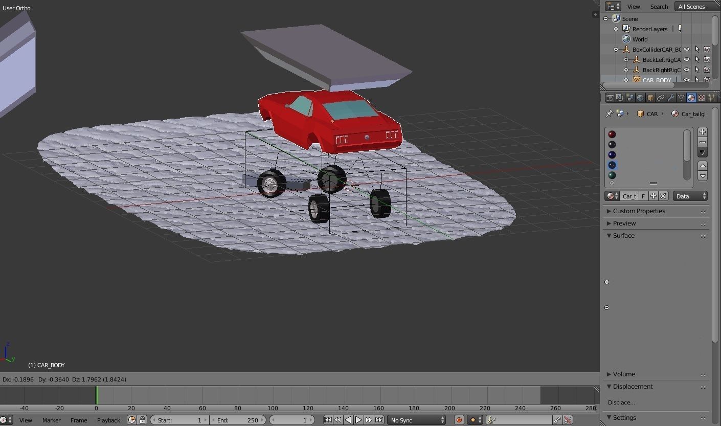 Boss 429 LowPoly Low-poly 3D model_7