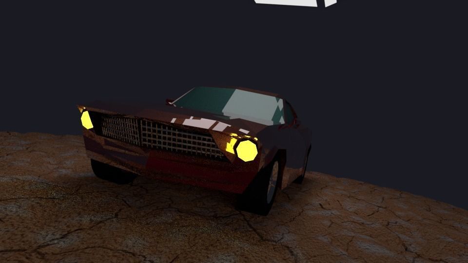 Boss 429 LowPoly Low-poly 3D model_2