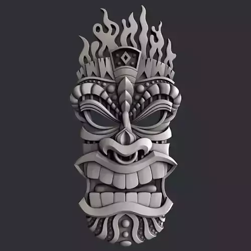 3d STL models for CNC totem 3D model
