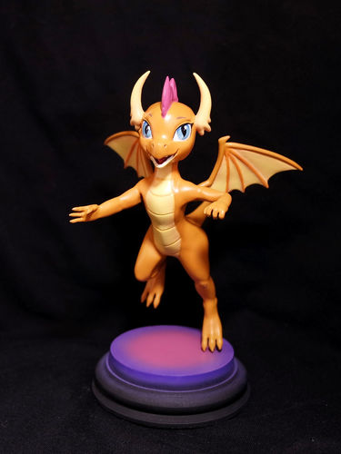Smolder the teenager dragon Free 3D print model