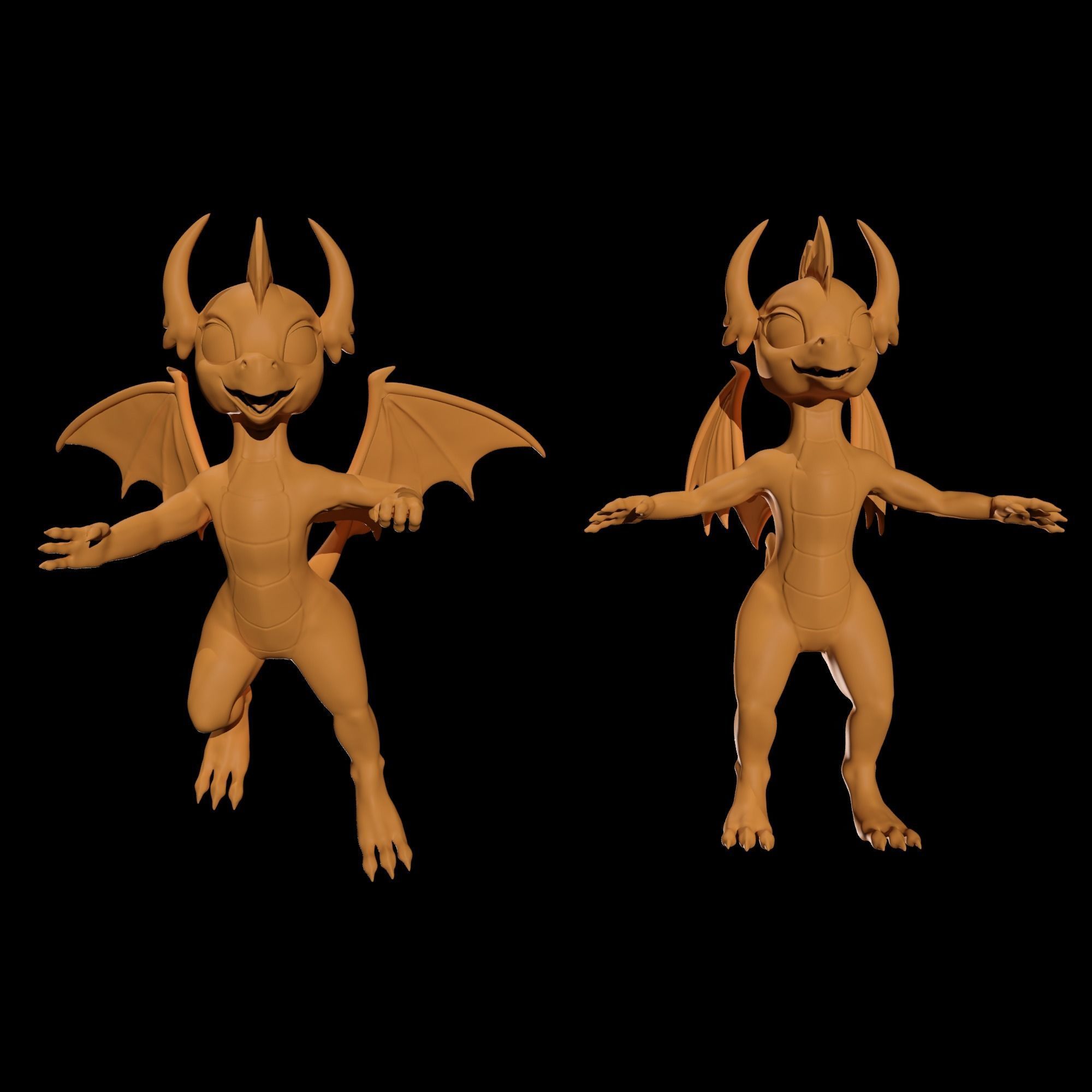 Smolder the teenager dragon Free 3D print model_2