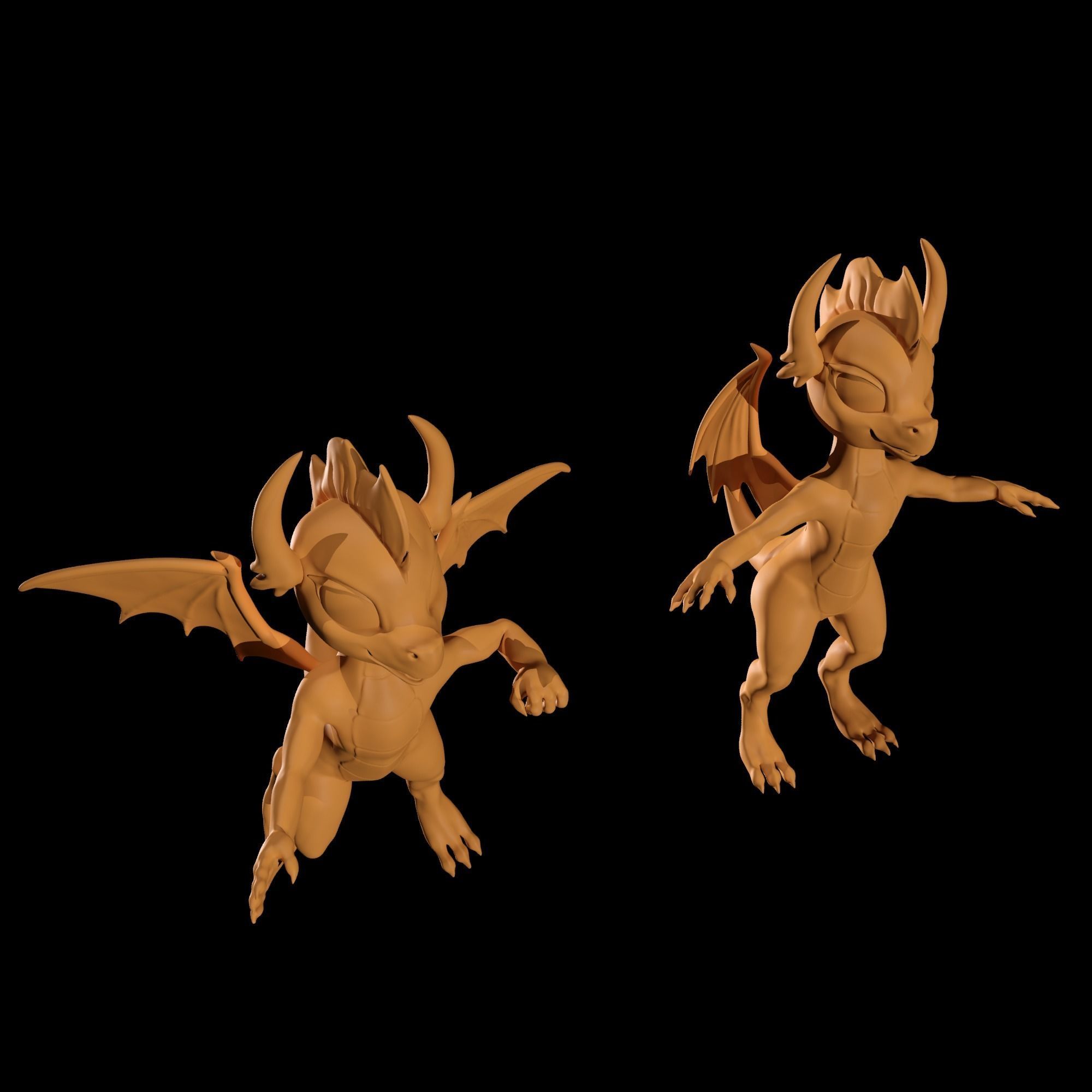 Smolder the teenager dragon Free 3D print model_5