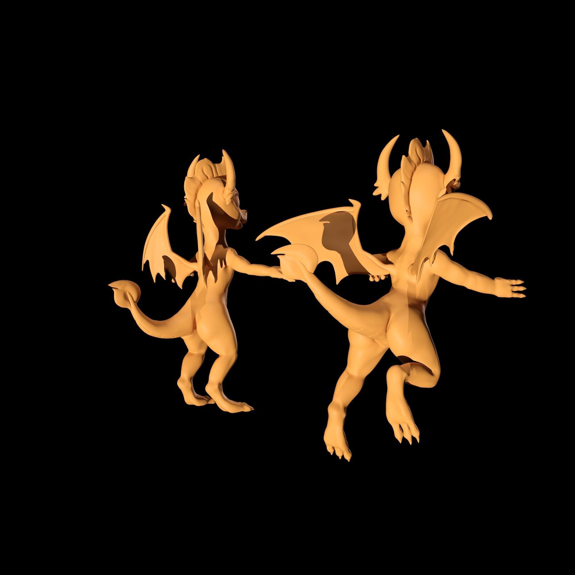 Smolder the teenager dragon Free 3D print model_3