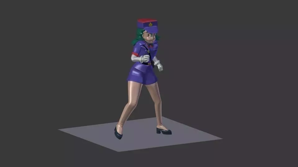 Officer Jenny Pokemon 3D print model