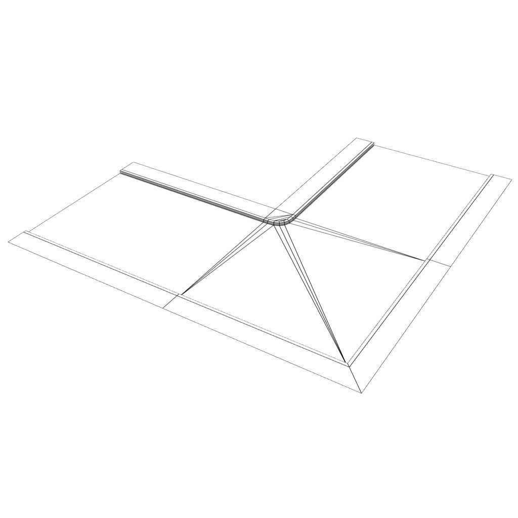 Mid Poly Roads Staircases and Bridges Pack Low-poly 3D model_18