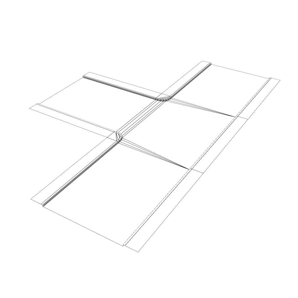 Mid Poly Roads Staircases and Bridges Pack Low-poly 3D model_20