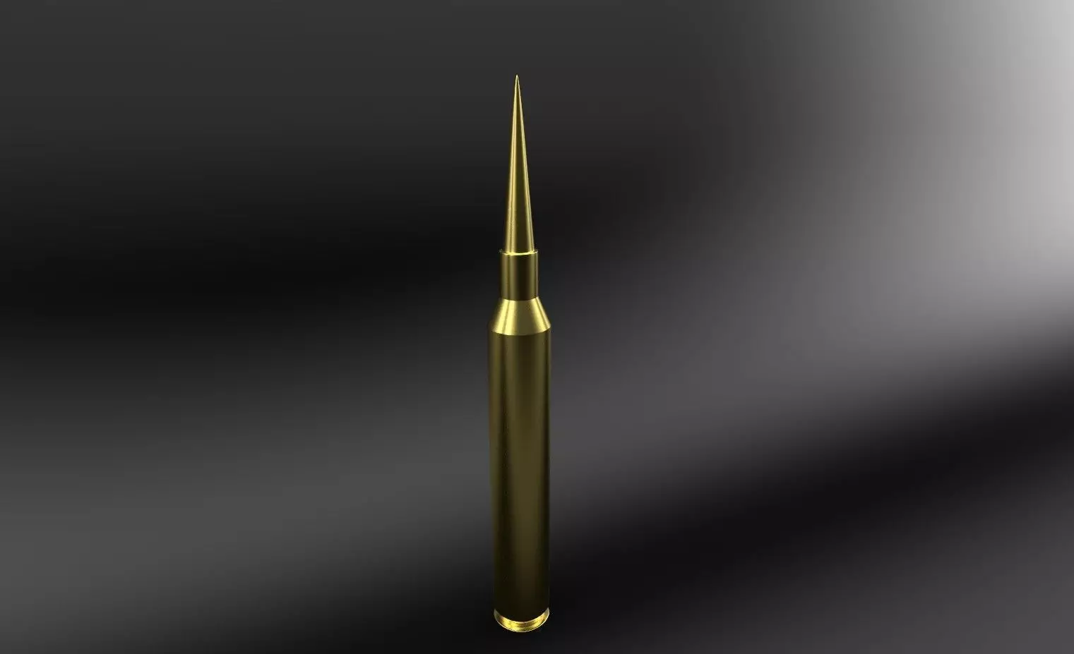 Sniper Bullet Free low-poly 3D model_0