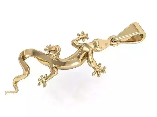 pendant lizard  3D print model