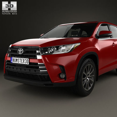 Toyota Highlander Se 2016 Model Cgtrader Toyota Highlander Se 2016 Model Max Obj Mtl S Fbx C4d Lwo Lw Lws 7