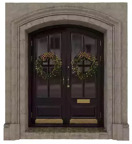 Entrance classic door 07