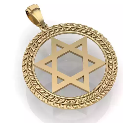 pendant star of David  