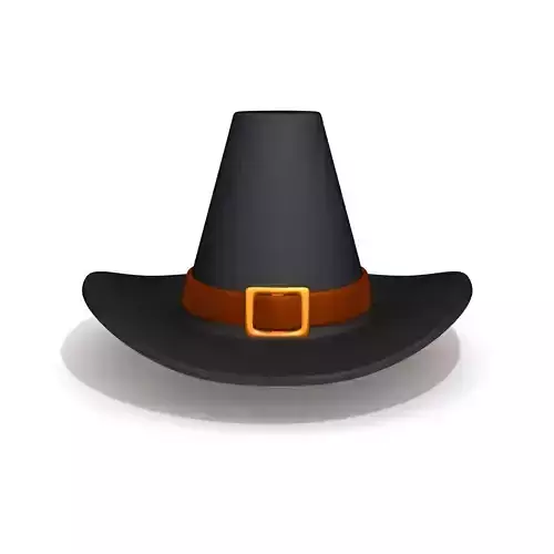 Thanksgiving Pilgrim Hat 3D model