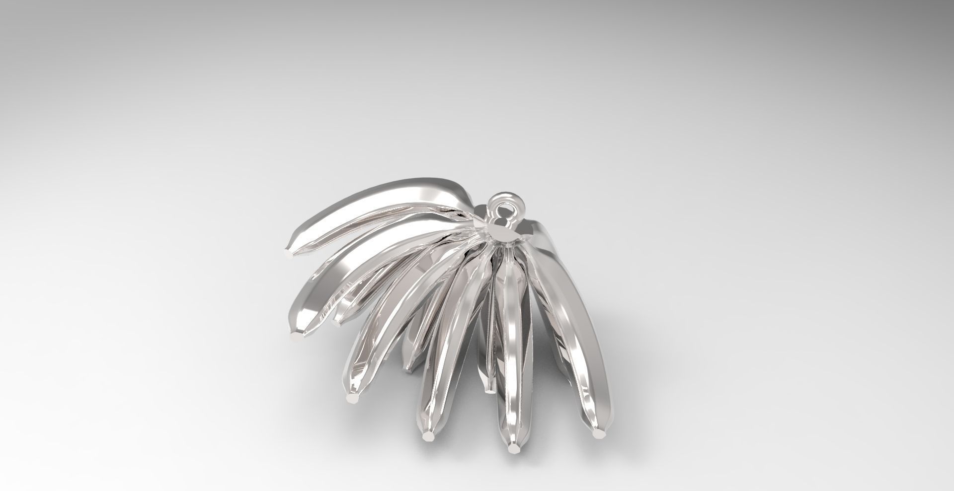 Bananas bunch 3D print model_8