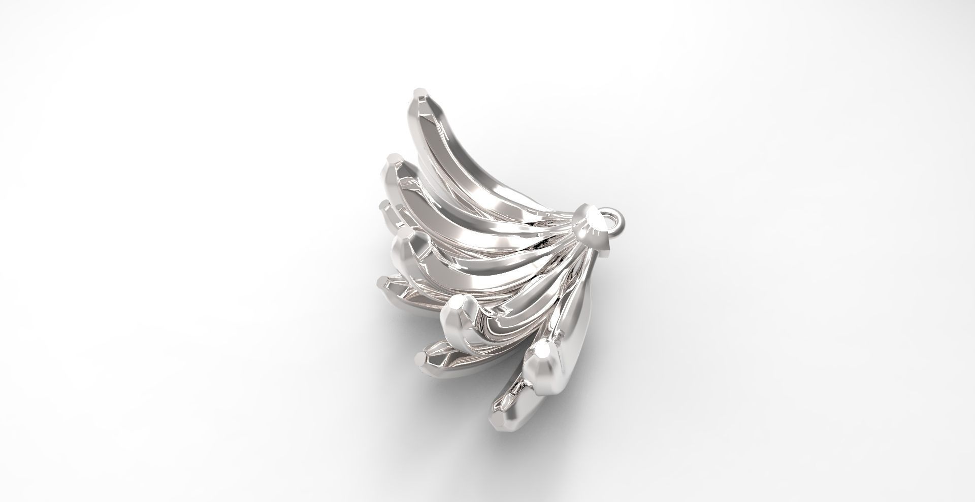 Bananas bunch 3D print model_6