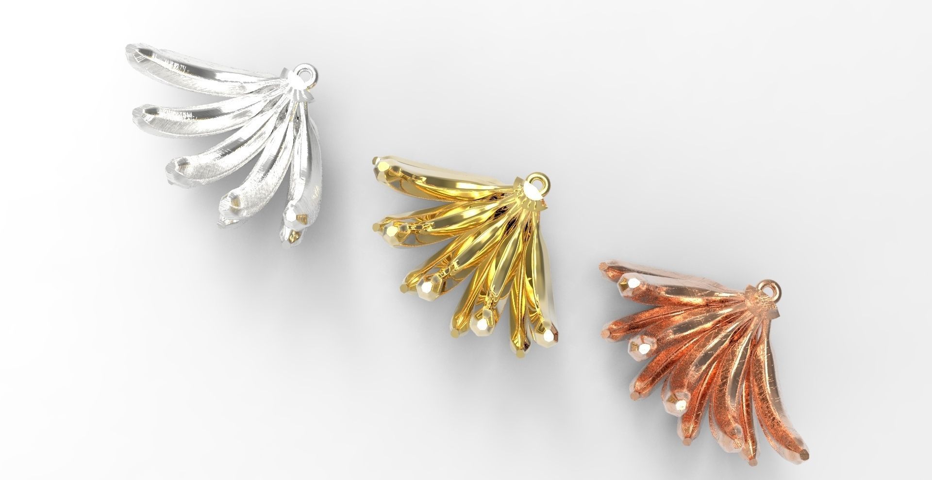 Bananas bunch 3D print model_2