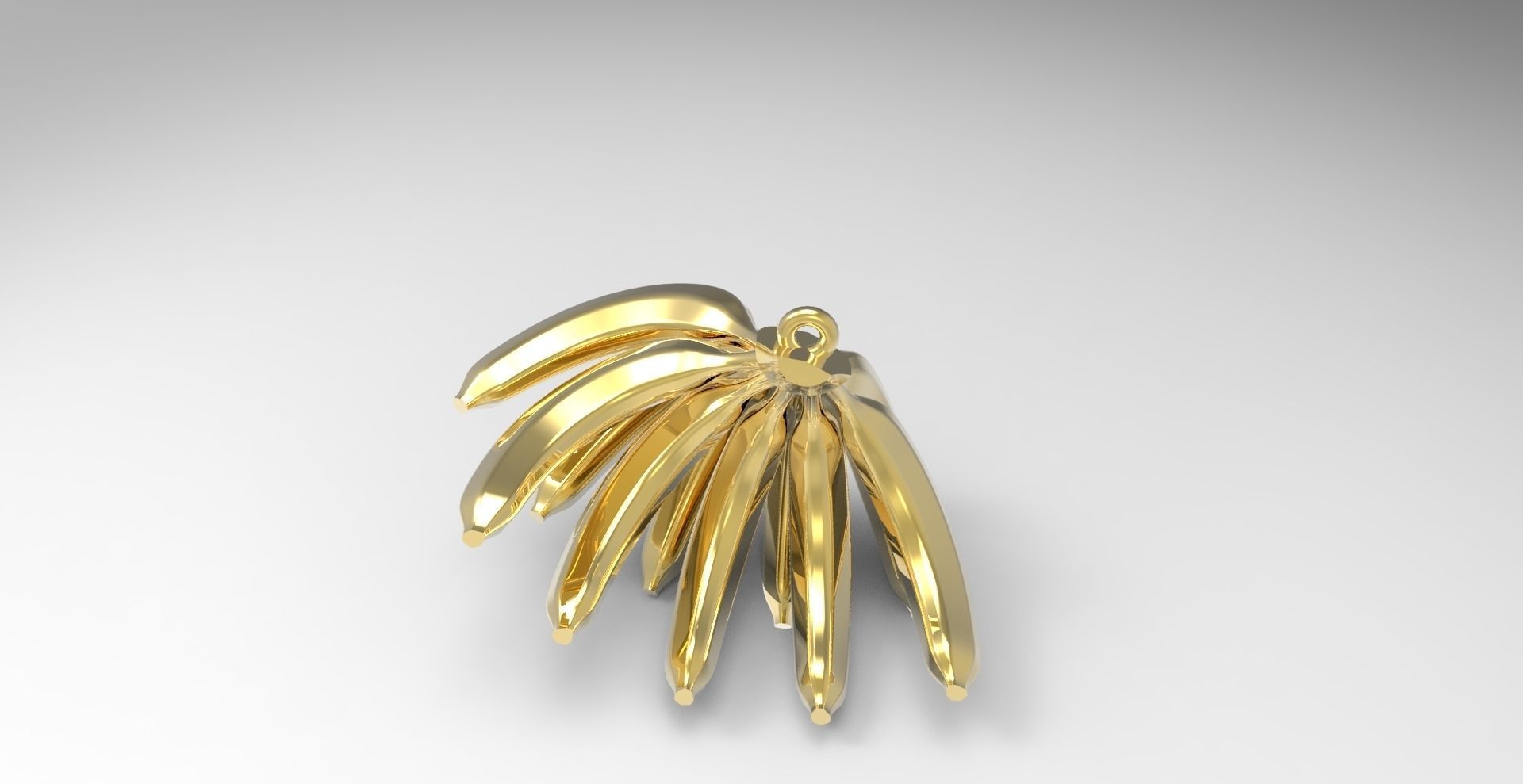 Bananas bunch 3D print model_3