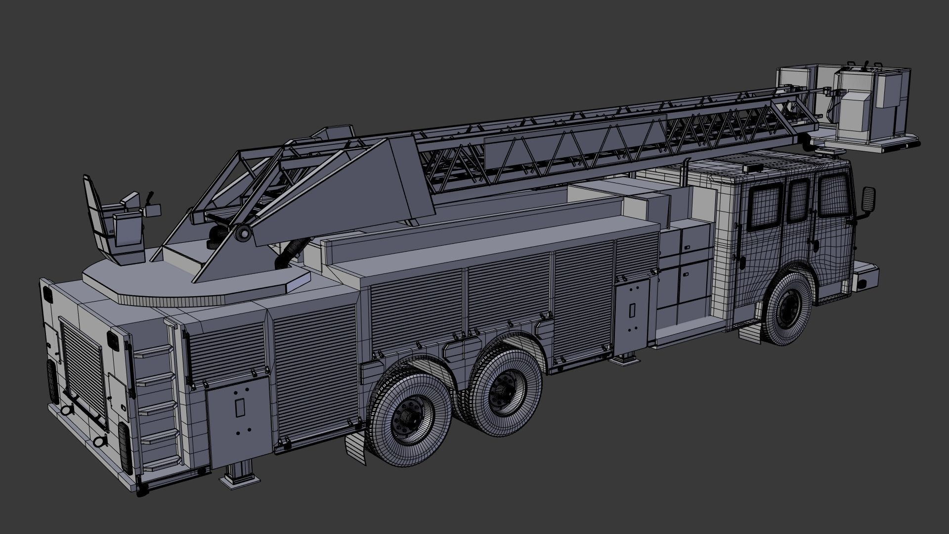 Firetruck RM CObra 3D model_9