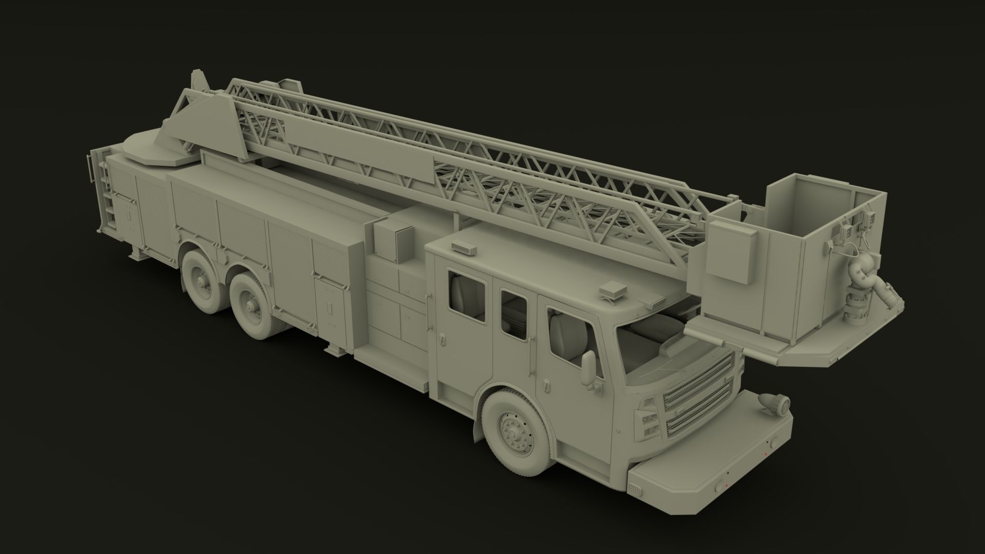 Firetruck RM CObra 3D model_4