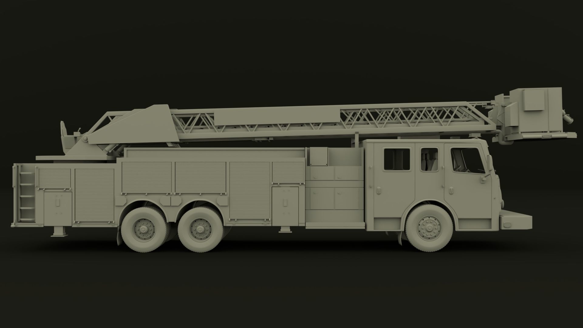Firetruck RM CObra 3D model_1