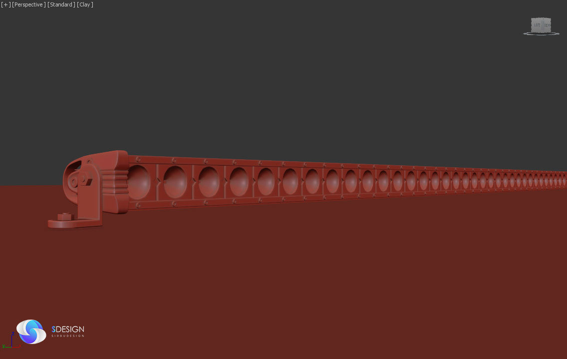 Led bar 3D model_6