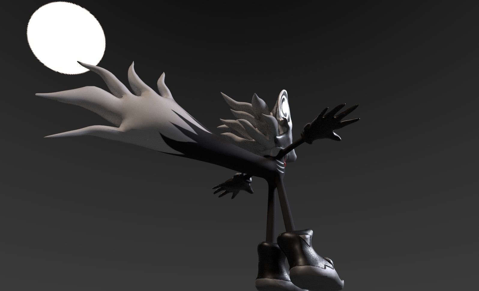 Infinite reworked Sonic Forces Character Free low-poly 3D model_6