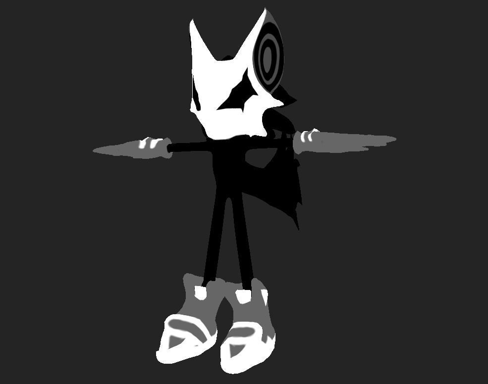 Infinite reworked Sonic Forces Character Free low-poly 3D model_17