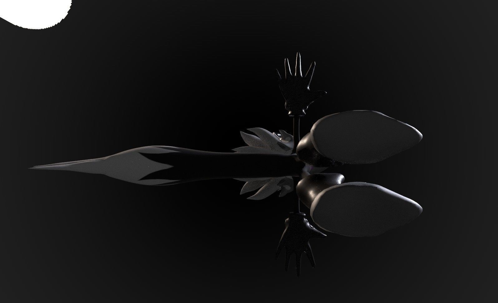 Infinite reworked Sonic Forces Character Free low-poly 3D model_11