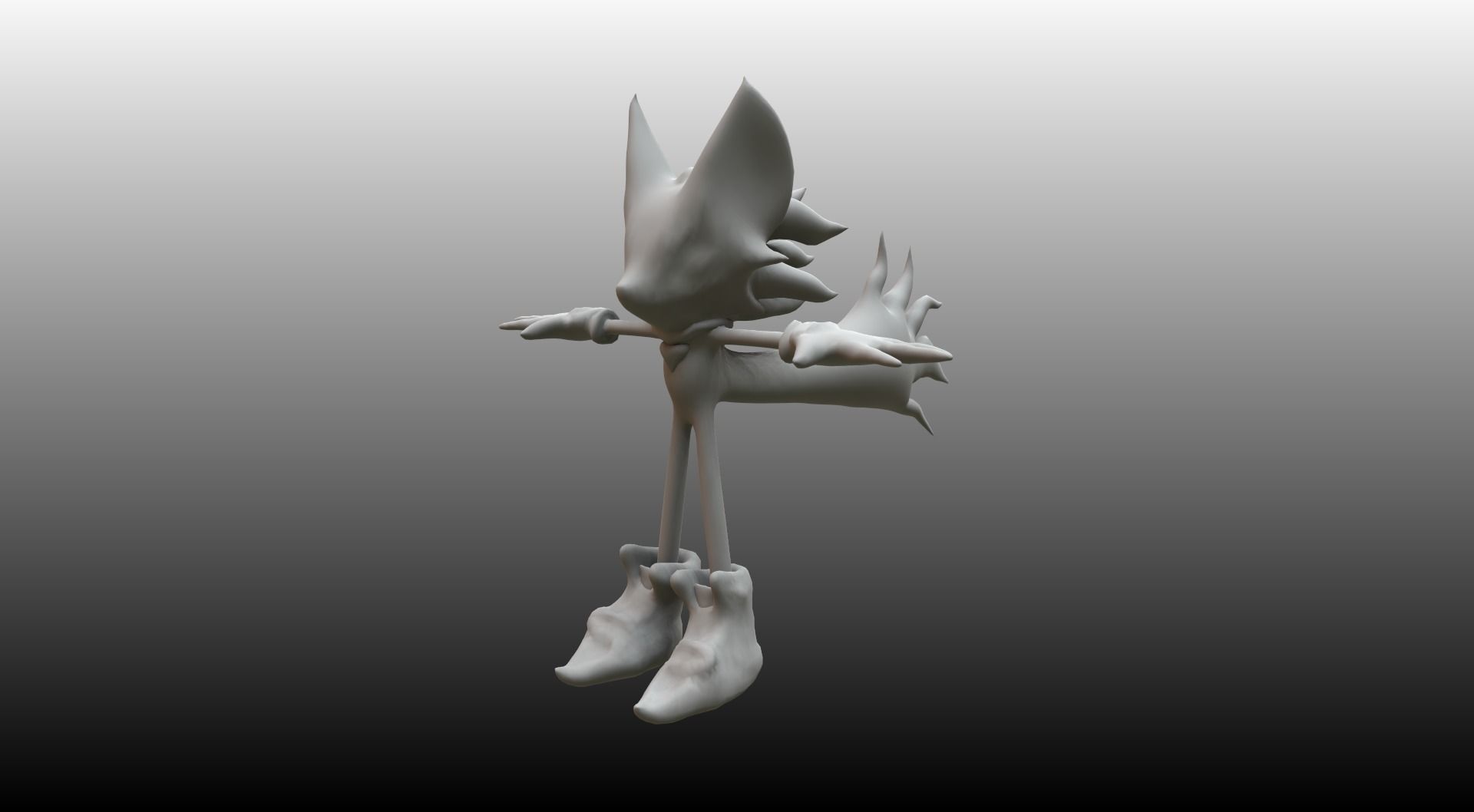 Infinite reworked Sonic Forces Character Free low-poly 3D model_21