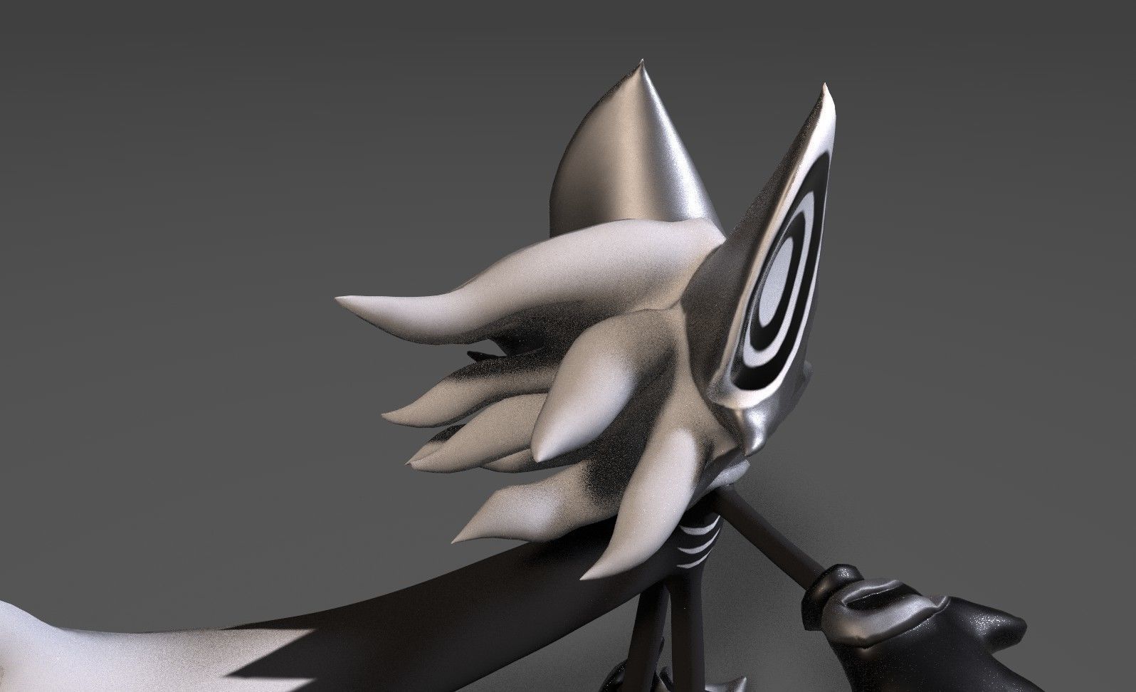 Infinite reworked Sonic Forces Character Free low-poly 3D model_13