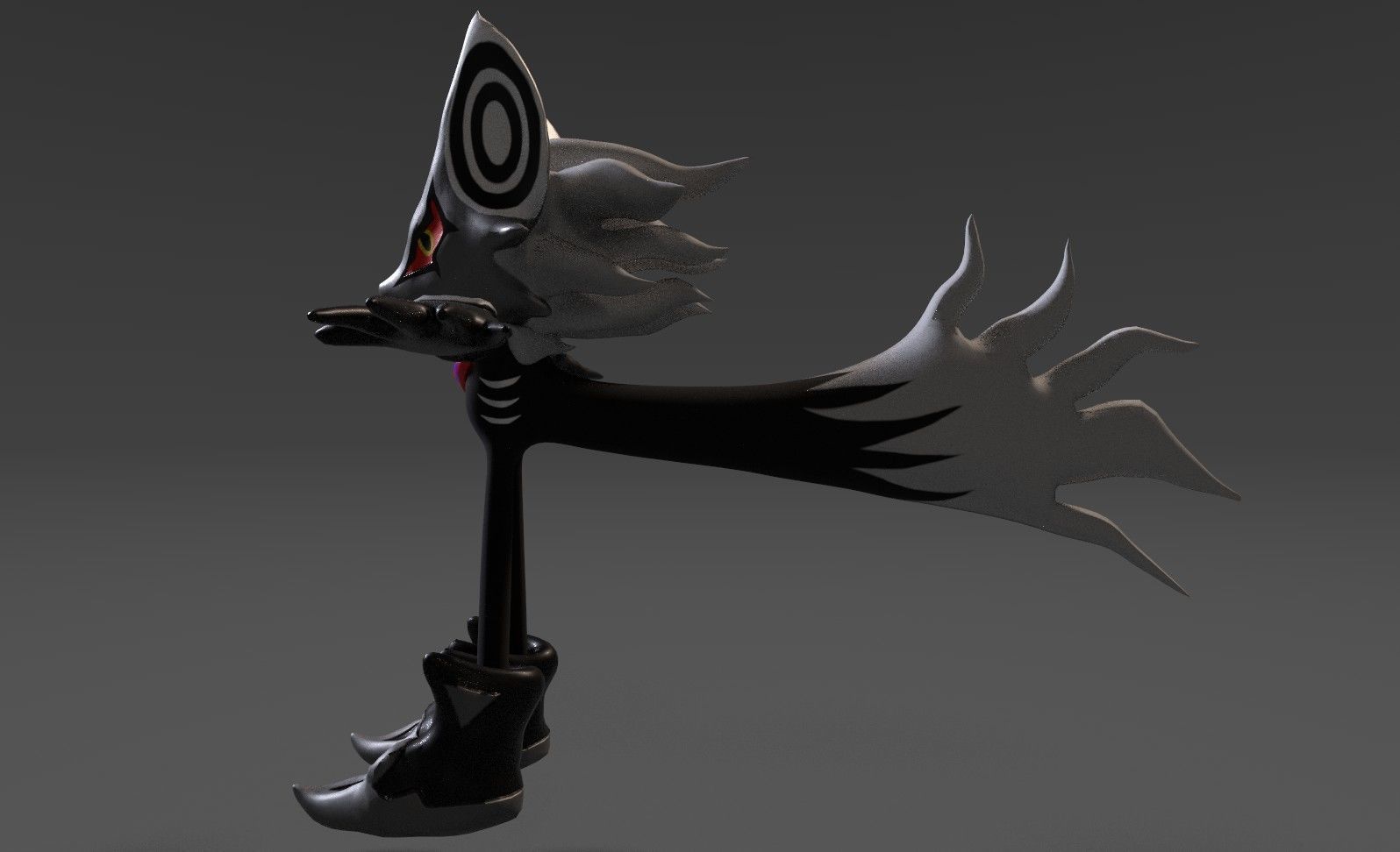 Infinite reworked Sonic Forces Character Free low-poly 3D model_9