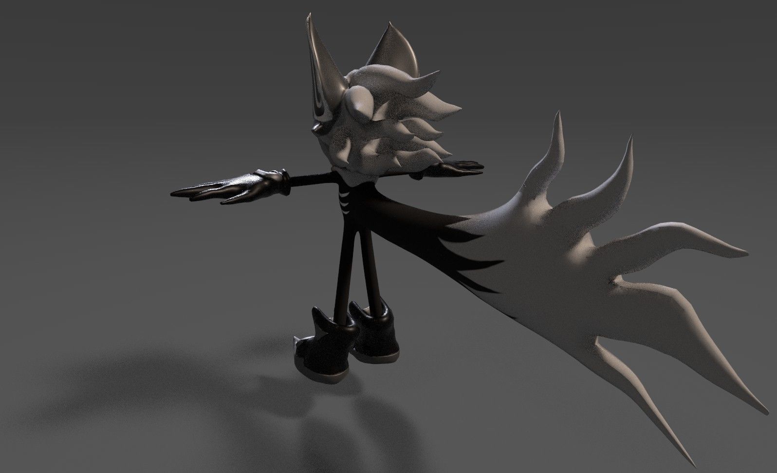 Infinite reworked Sonic Forces Character Free low-poly 3D model_8