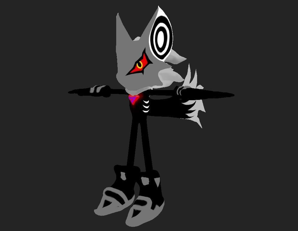 Infinite reworked Sonic Forces Character Free low-poly 3D model_16