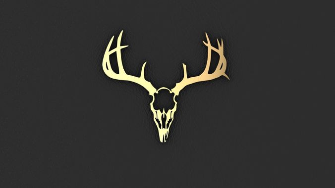 Bone Collector Buck Skull 3D print model