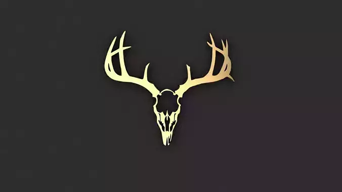 Bone Collector Buck Skull 3D print model
