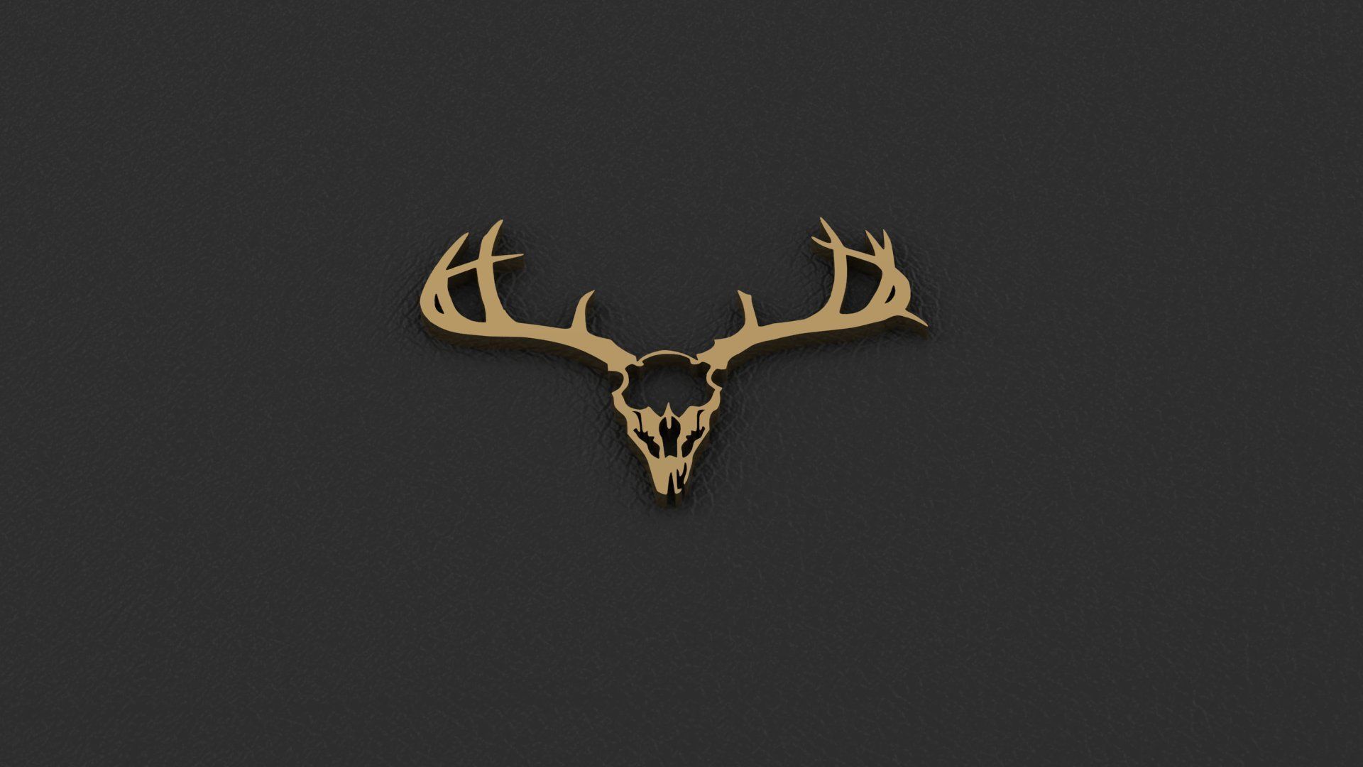 Bone Collector Buck Skull 3D print model_1