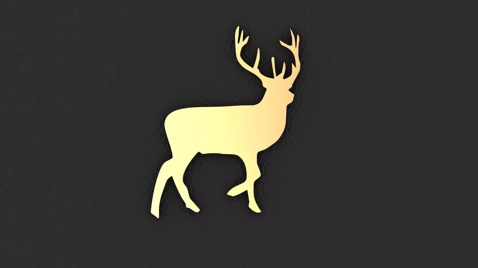 Buck charm 3D print model