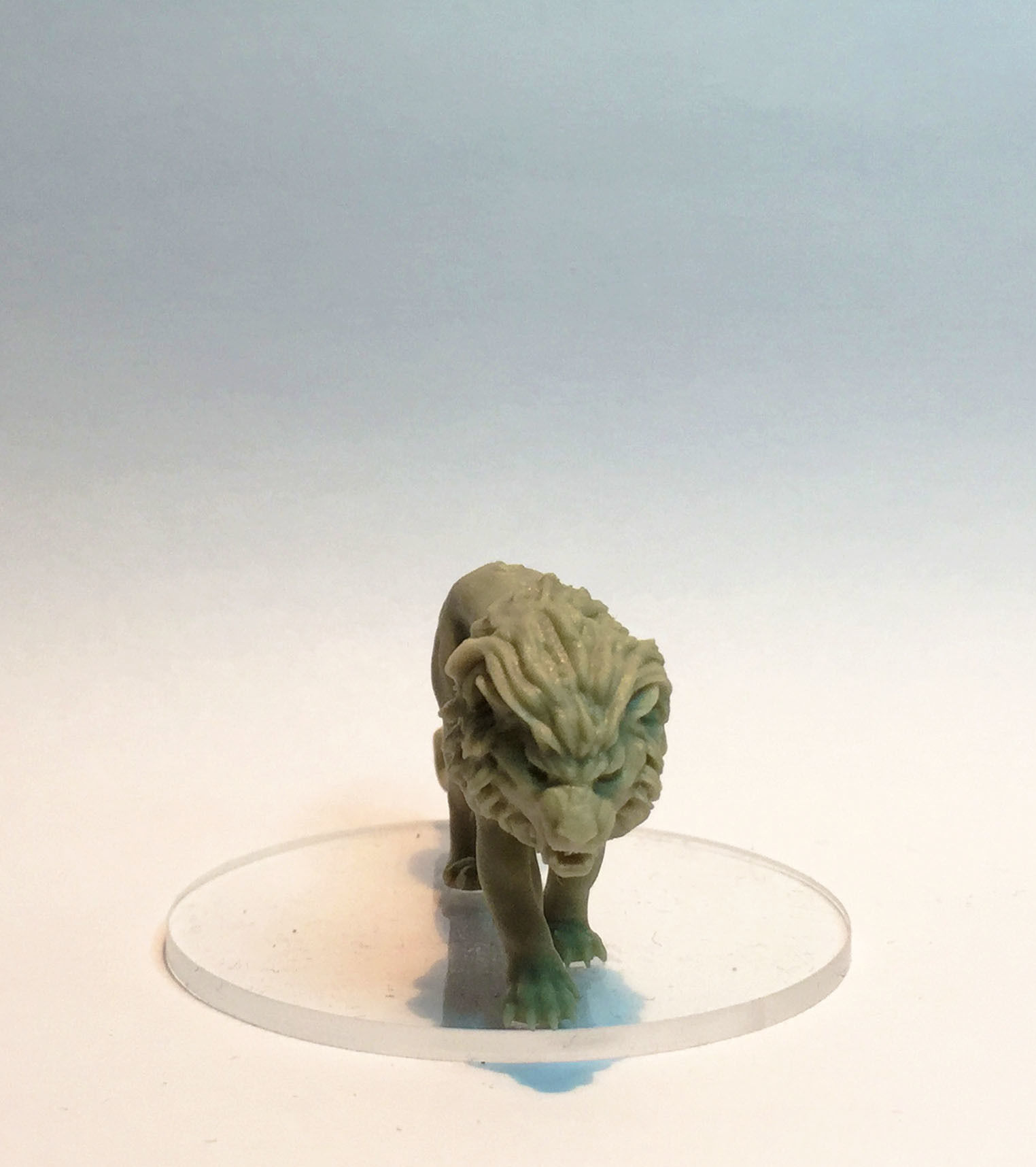 tiger and lion 3D 35mm scale 3D print model_7