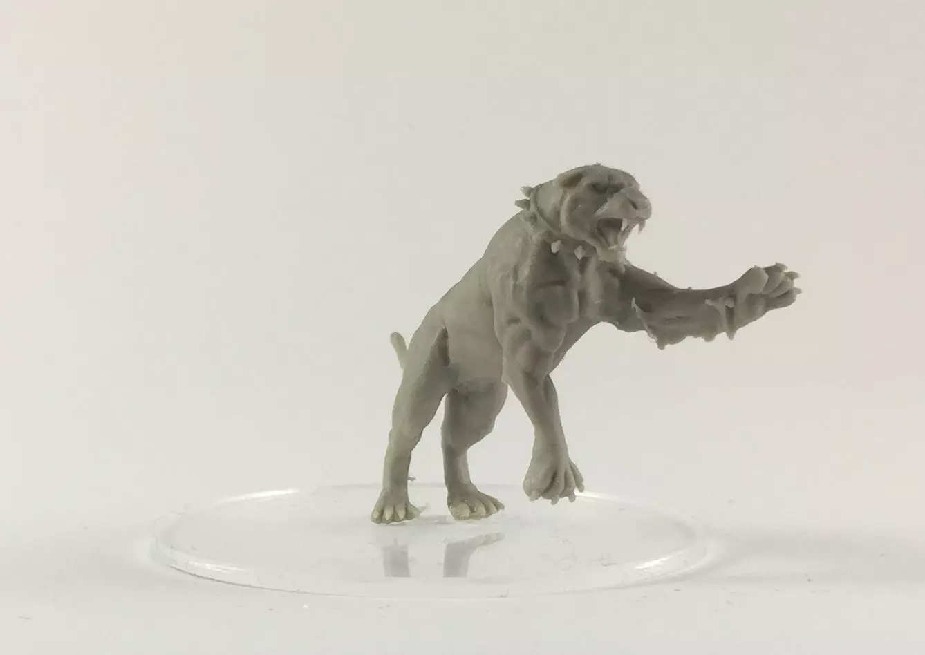 tiger and lion 3D 35mm scale 3D print model_0