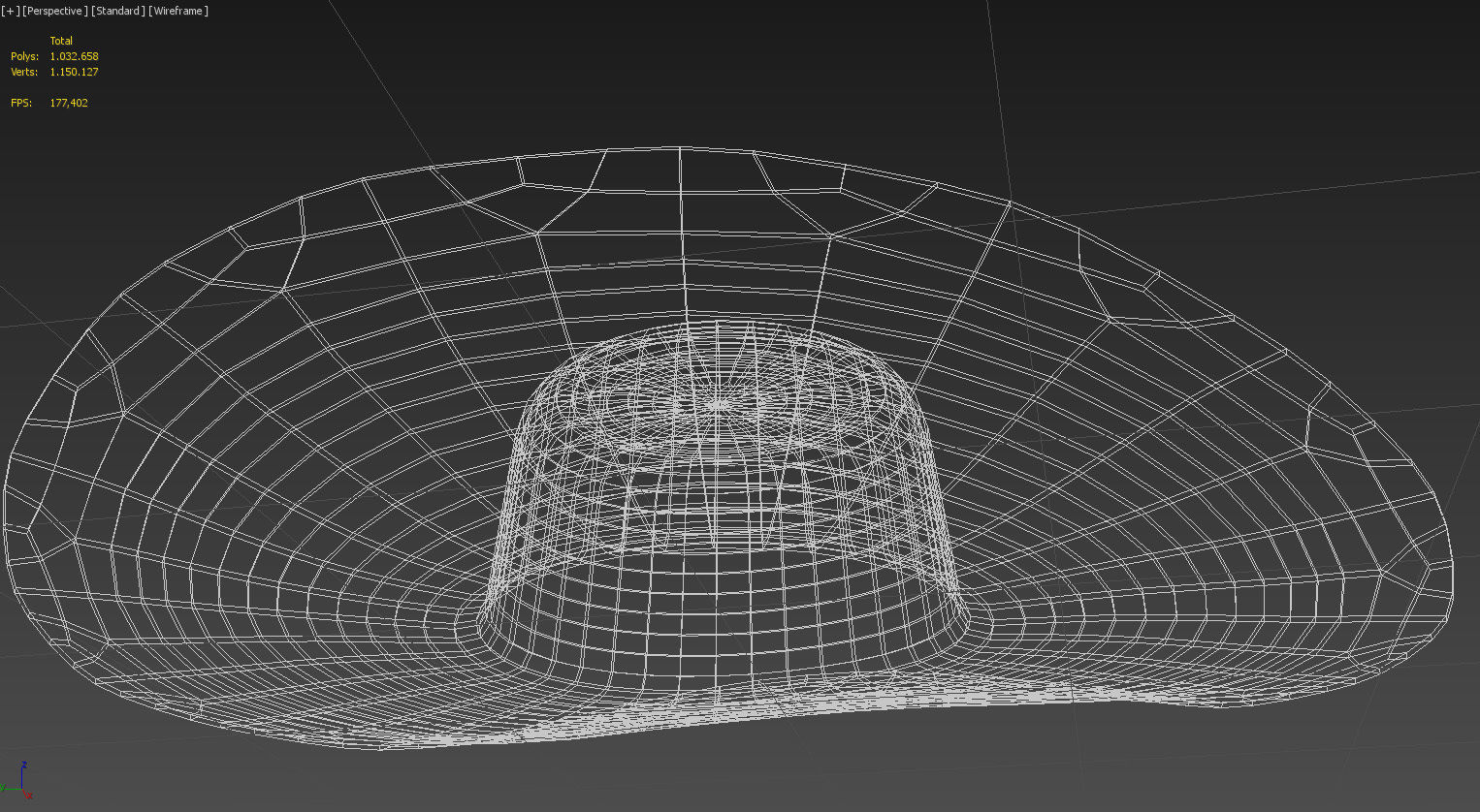 Traditional colombian vueltiao hat 3D model_15