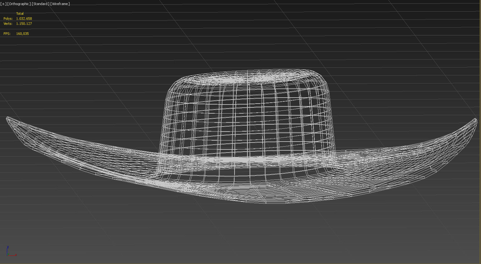 Traditional colombian vueltiao hat 3D model_12