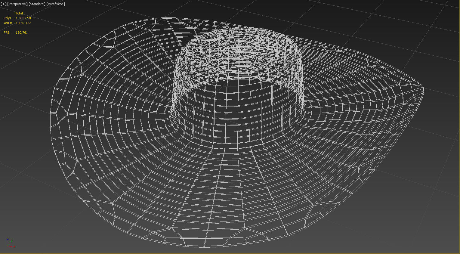 Traditional colombian vueltiao hat 3D model_13