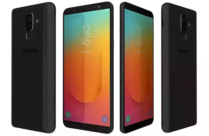 Samsung Galaxy J8 On8 Black 3D model