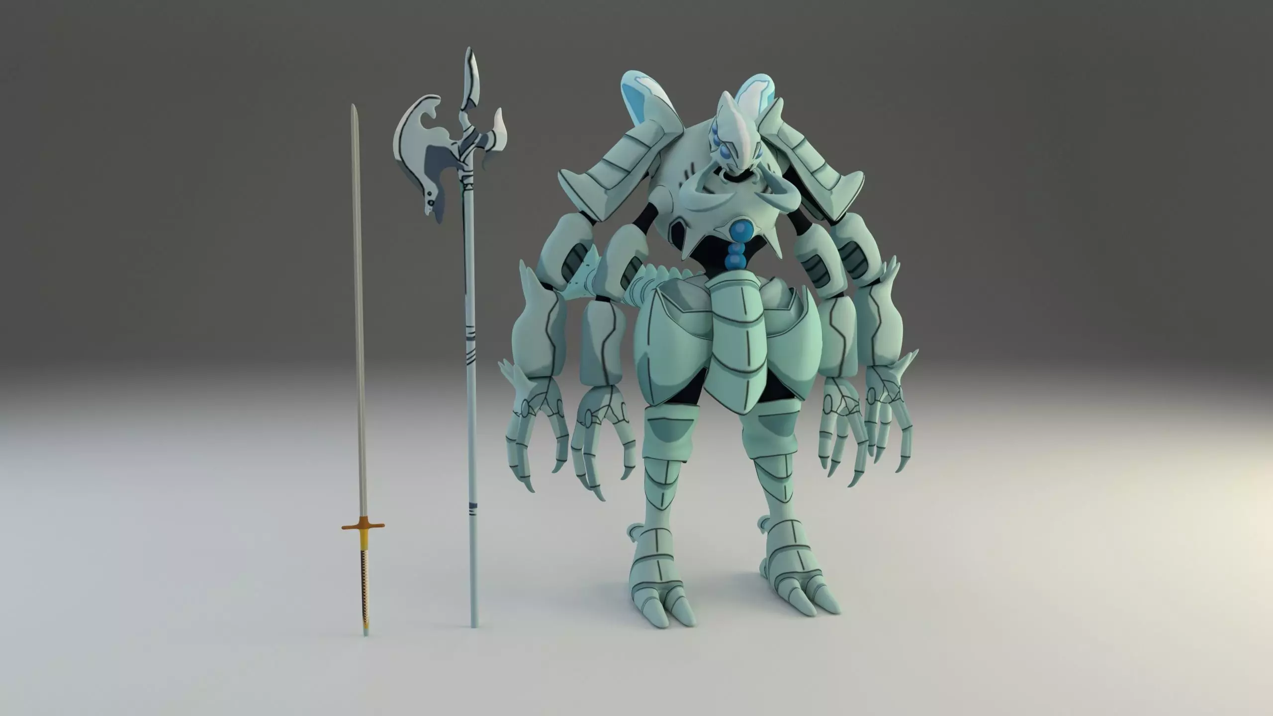 Cocytus overlord Low-poly 3D model