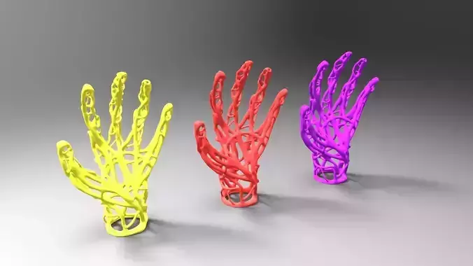 Hand wires  3D print model