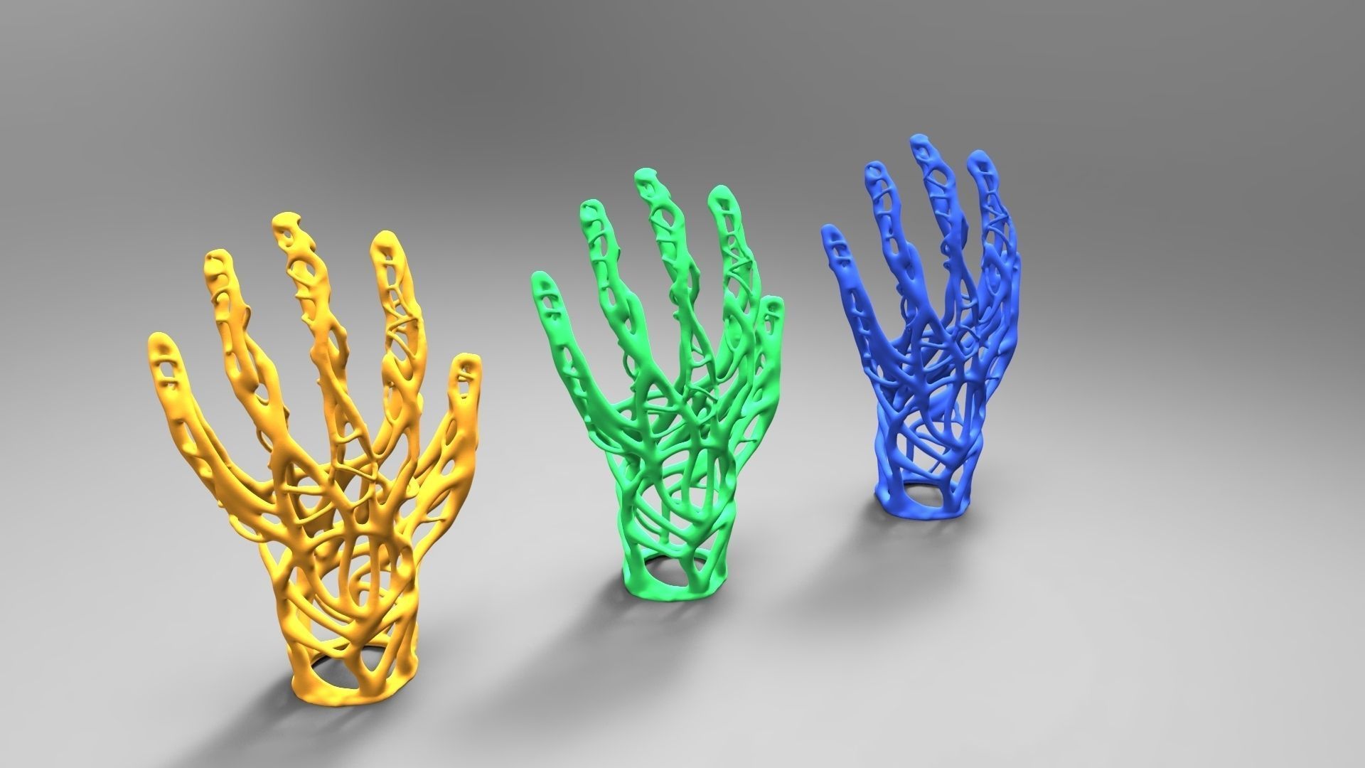 Hand wires  3D print model_1