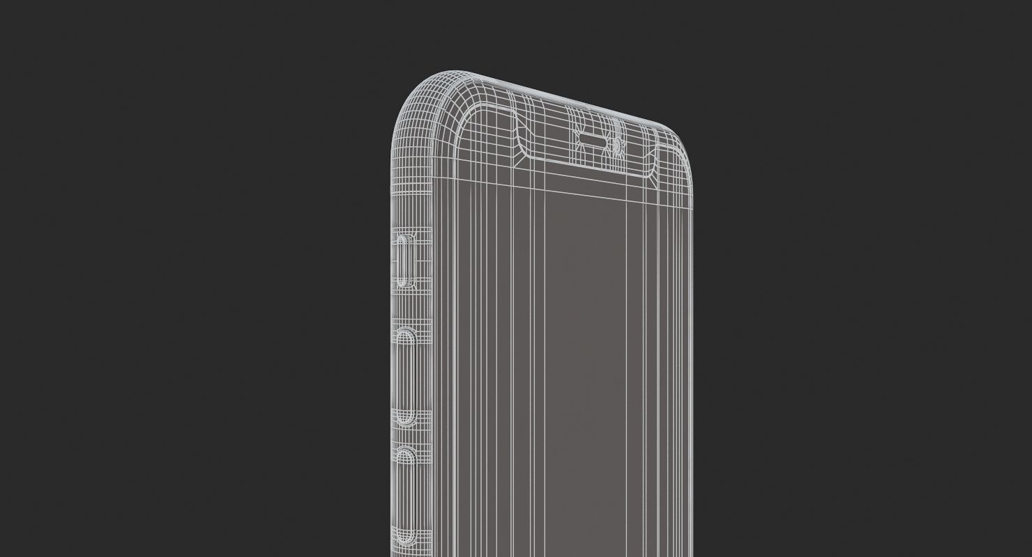 iPhone XS Max Space Gray 3D model_11