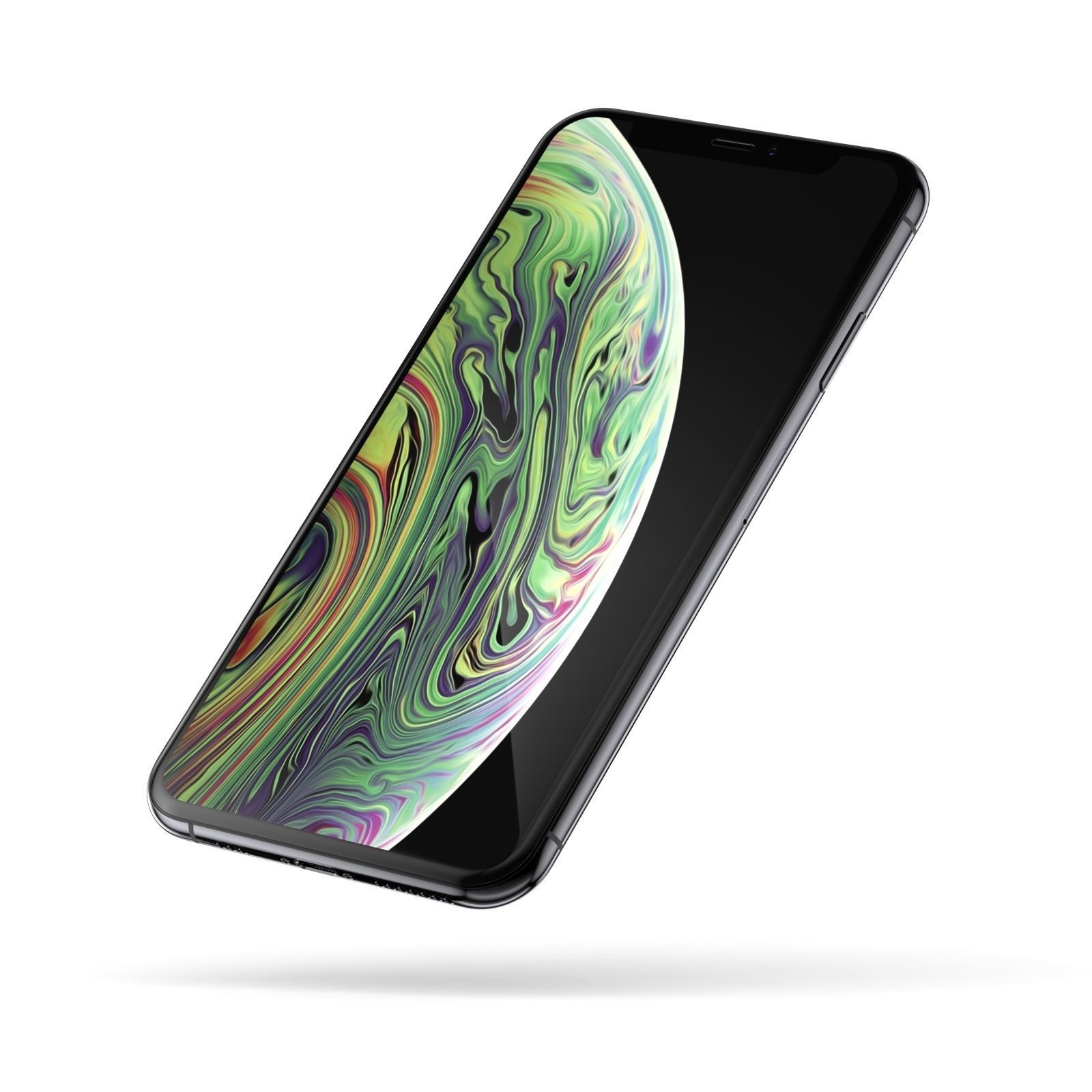 iPhone XS Max Space Gray 3D model_5